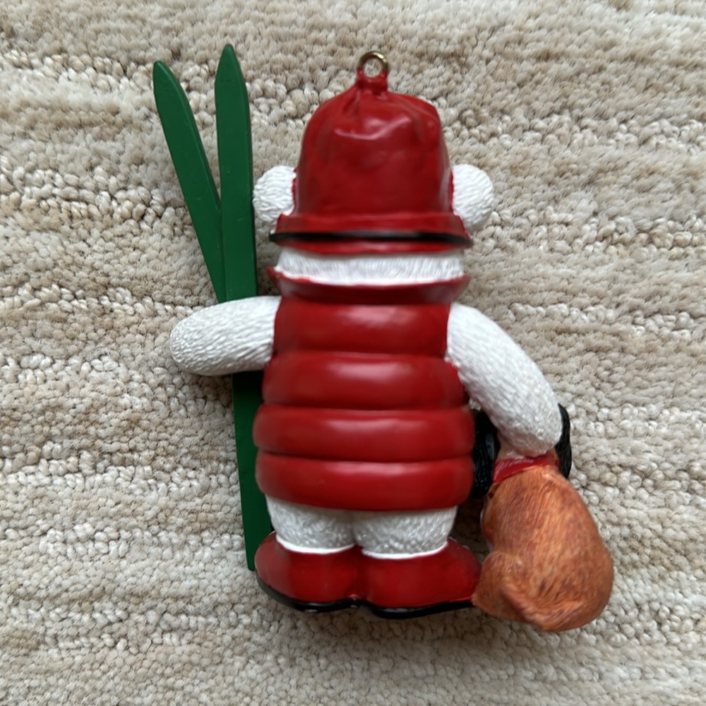 Dayton Hudson Santabear Ornament 2004 Skiing Santa Bear Marshall Fields - Picture 7 of 16